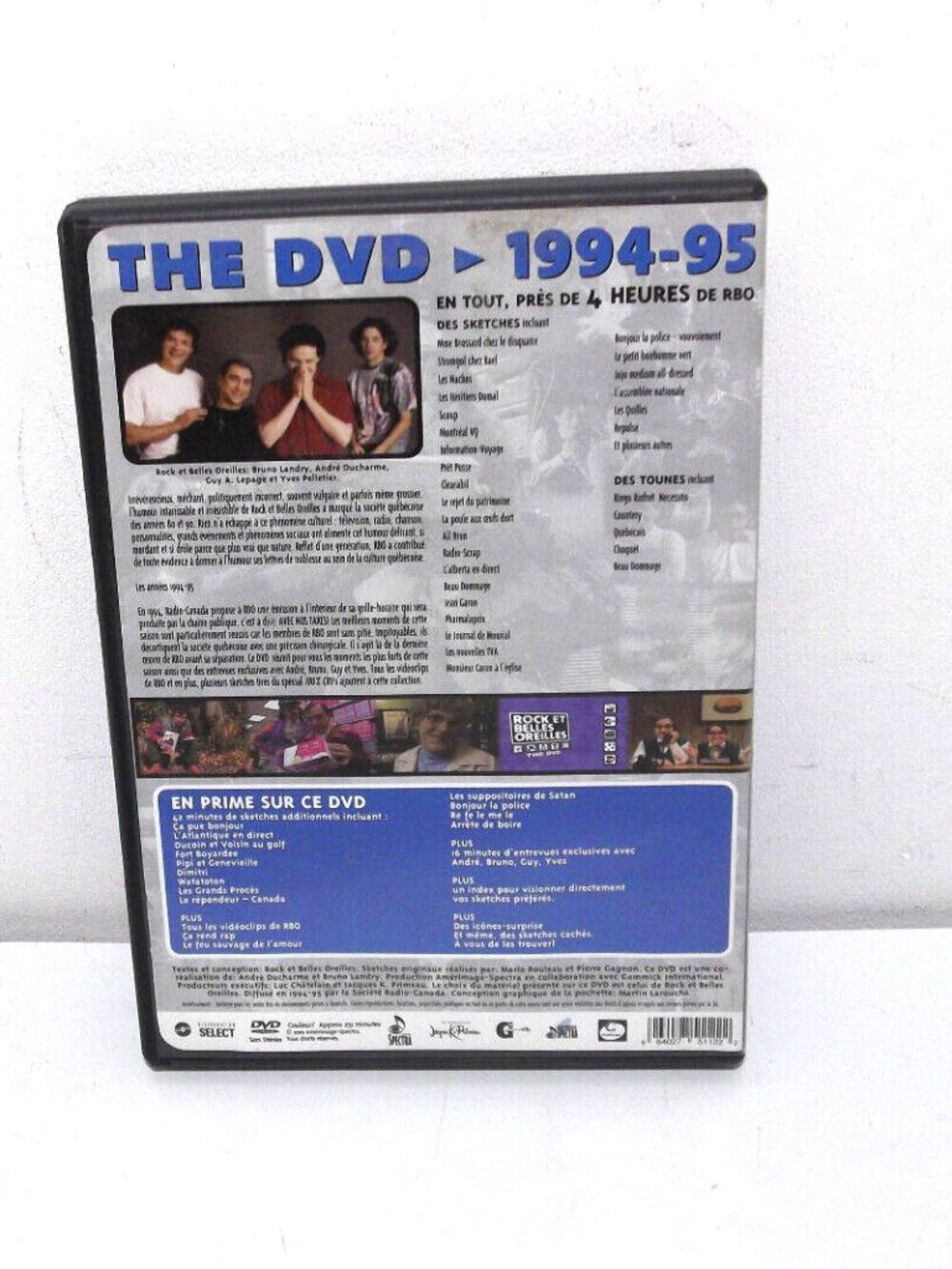Rock Et Belles Oreilles - The Dvd 1987-1995 (DVD) Region 1 Tested - Picture 9 of 11